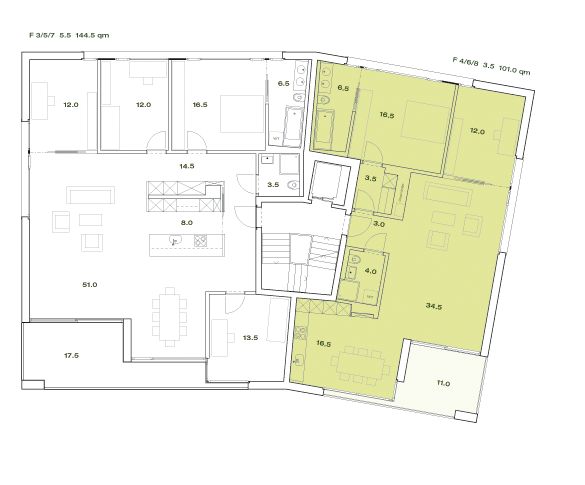 Haus F - Wohnung F8